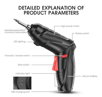 DEFTTOOL™ Cordless Electric Screwdriver