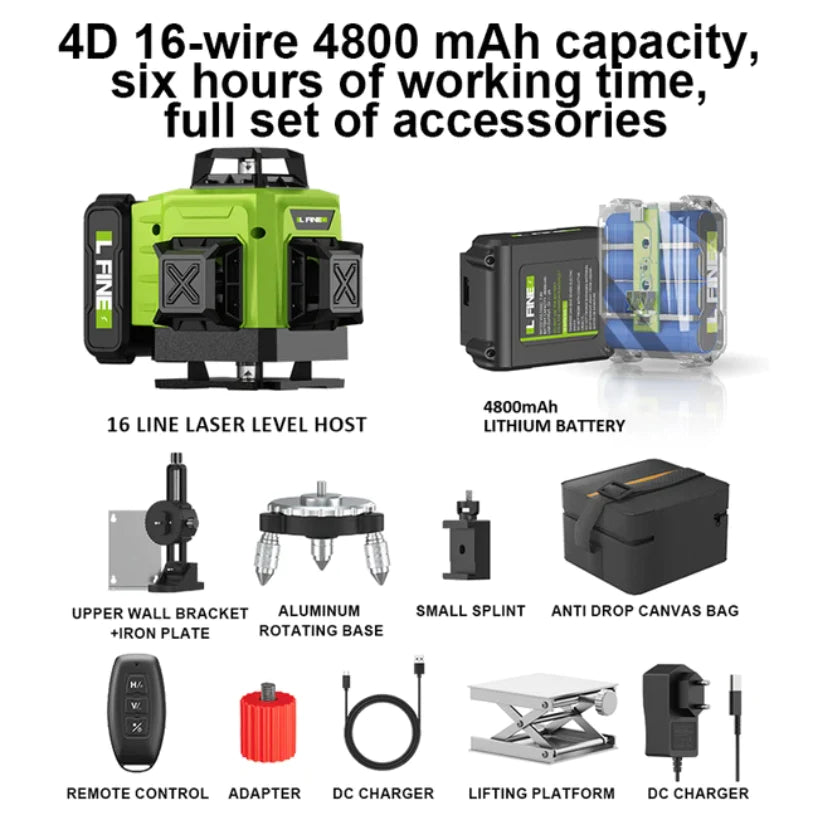 DEFTTOOL™ Laser Level 3D/4D