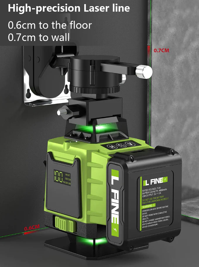 DEFTTOOL™ Laser Level 3D/4D