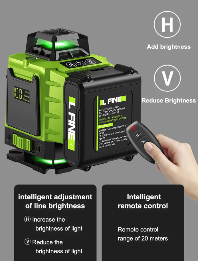 DEFTTOOL™ Laser Level 3D/4D