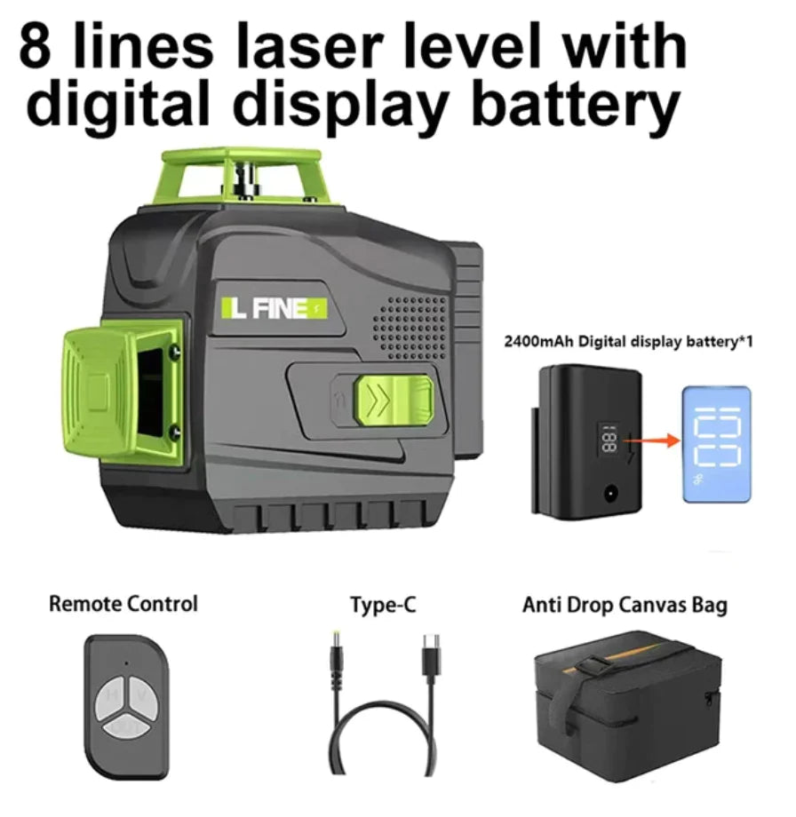 DEFTTOOL™ Laser Level 3D/4D