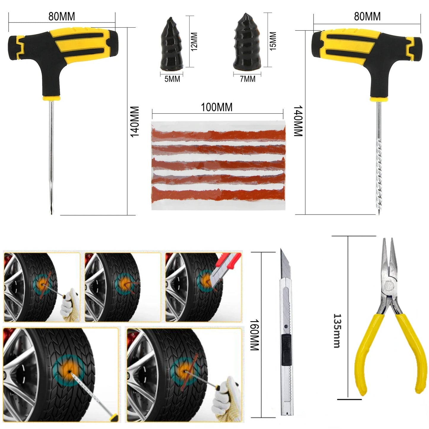 DEFTTOOL™ Car Tire Repair Kit